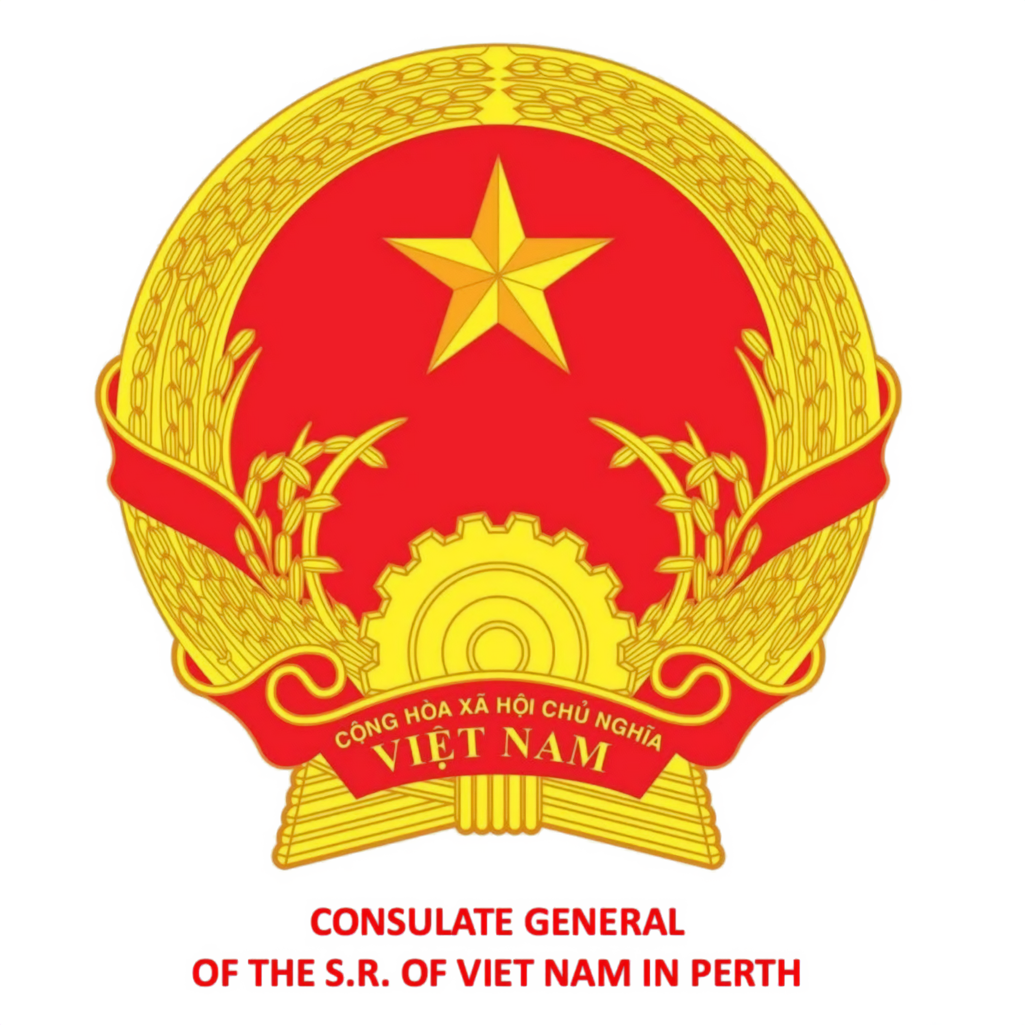Consulate General of the Socialist Republic of Viet Nam in WA and NT logo